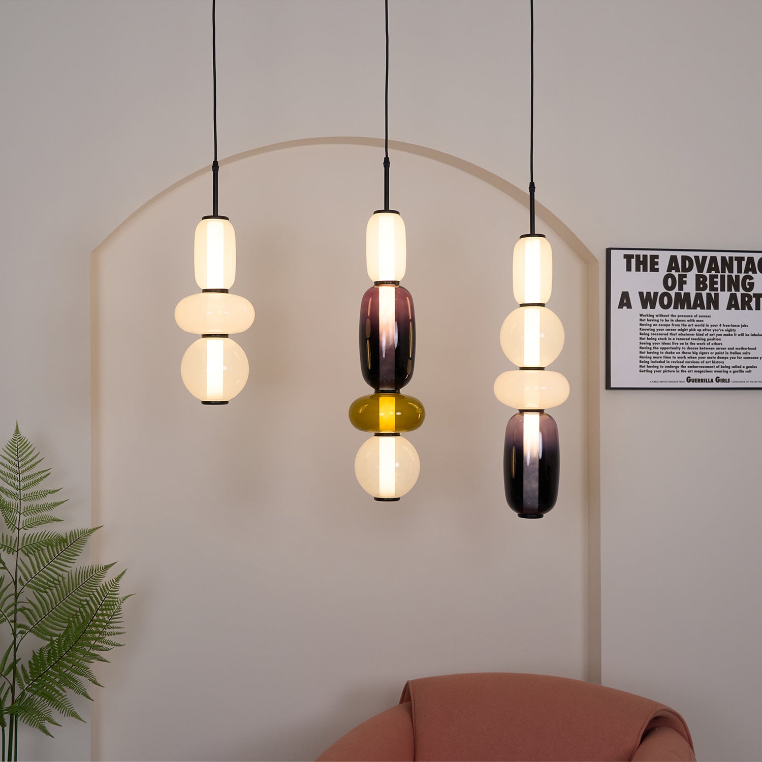 Candied Glass Pendant Light - Lamp Outdoor