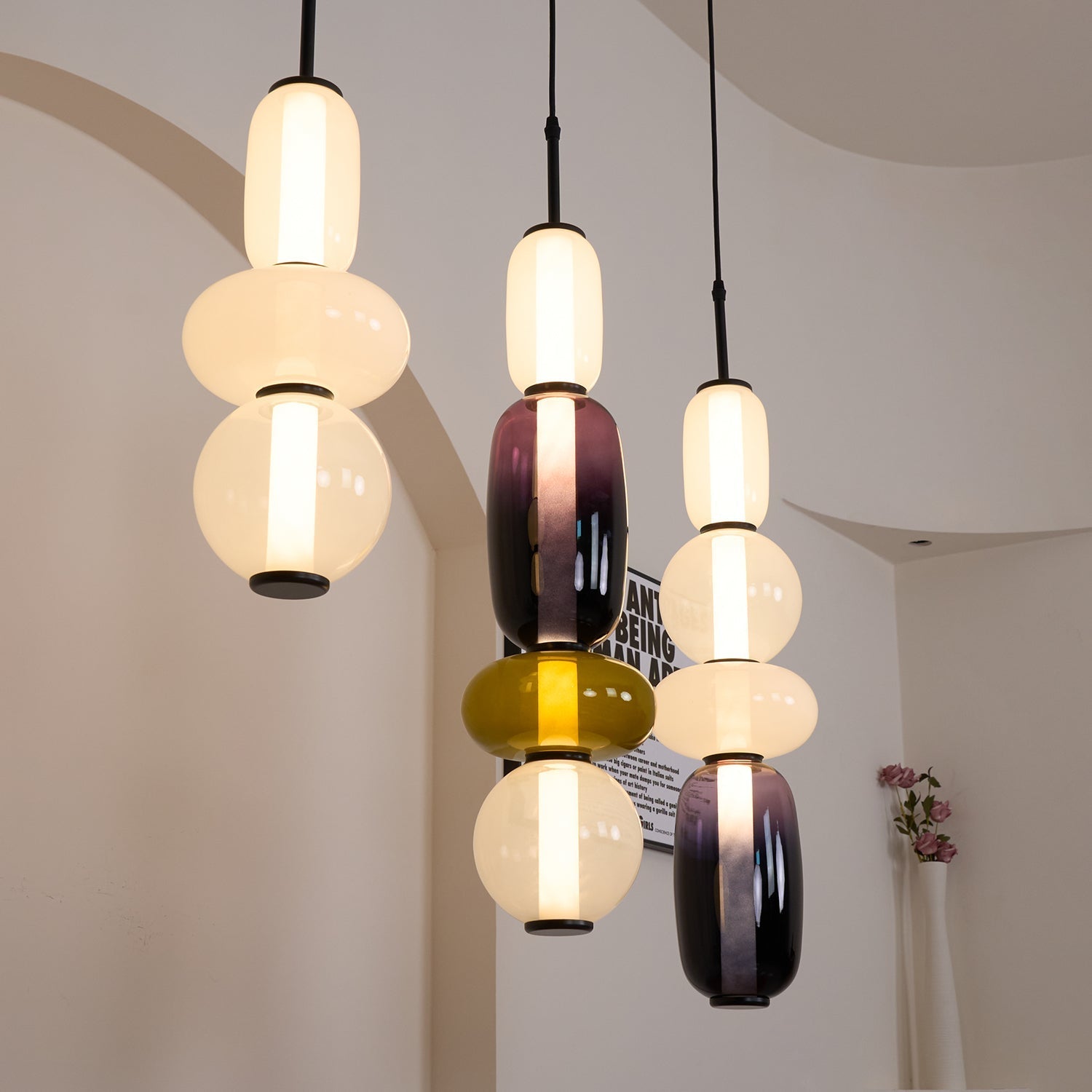 Candied Glass Pendant Light - Lamp Outdoor