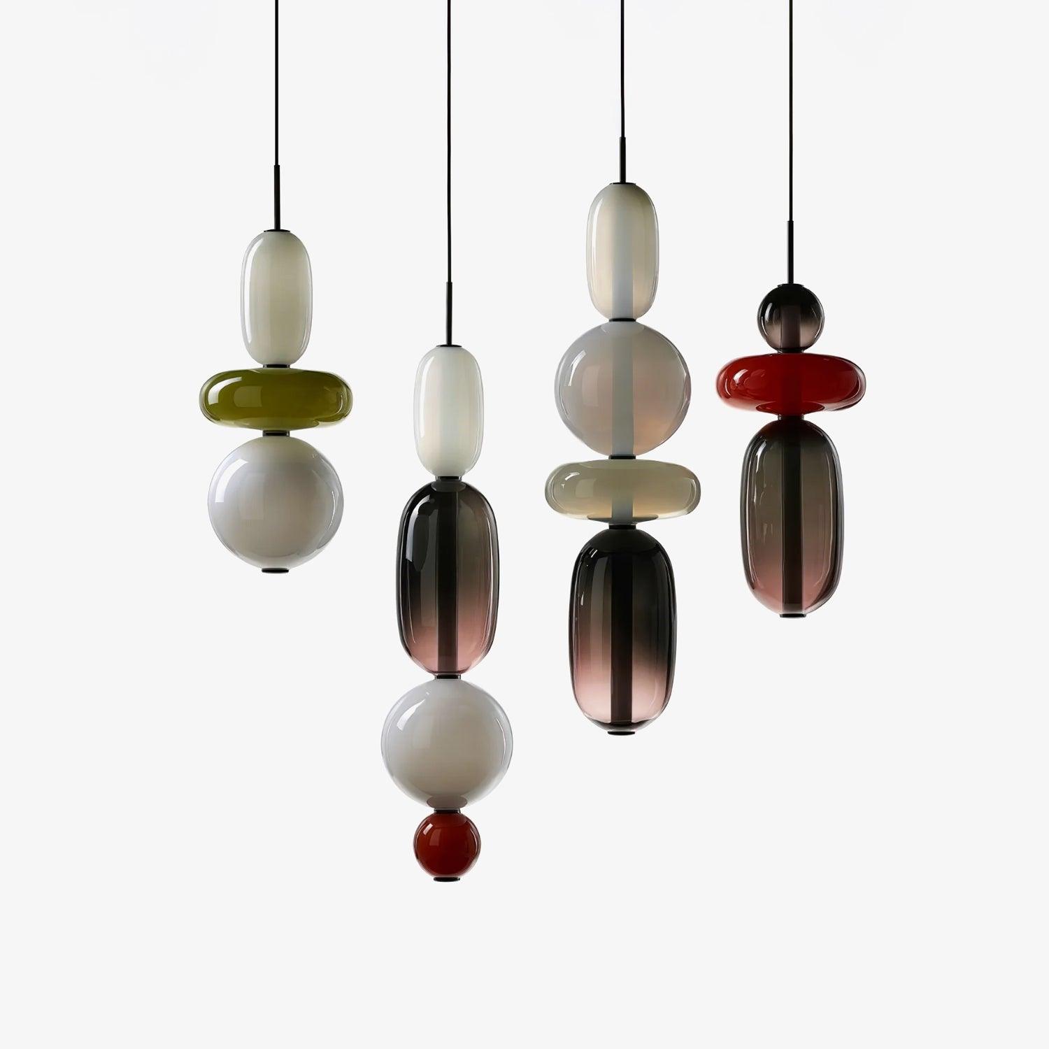 Candied Glass Combo Pendant Light - Lamp Outdoor