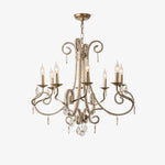 Elysara Crystal Candle Chandelier - Lamp Outdoor