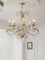 Elysara Crystal Candle Chandelier - Lamp Outdoor