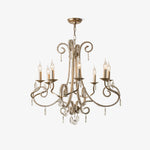 Elysara Crystal Candle Chandelier - Lamp Outdoor