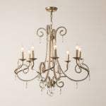 Elysara Crystal Candle Chandelier - Lamp Outdoor