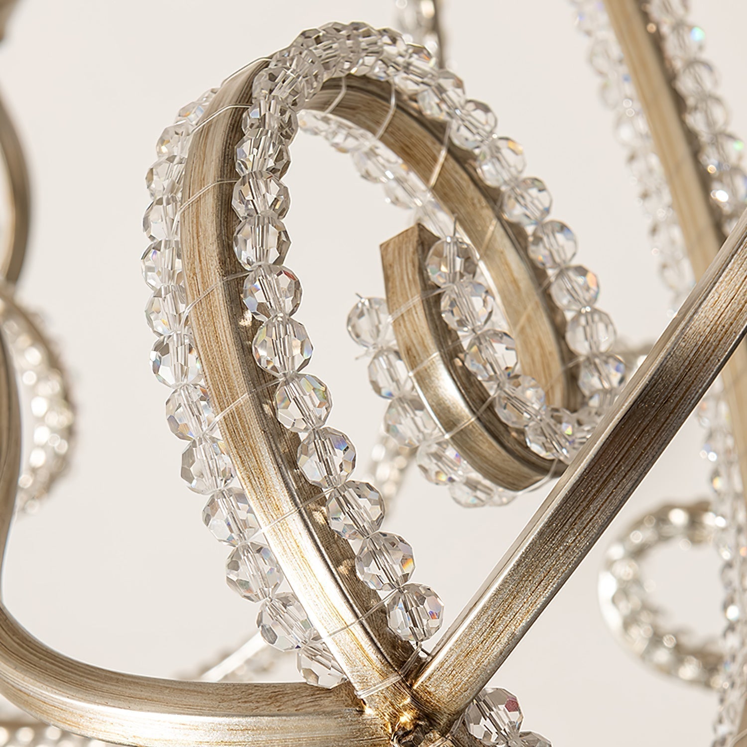 Elysara Crystal Candle Chandelier - Lamp Outdoor