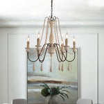 Candle Style Beaded Chandelier - Lamp Outdoor