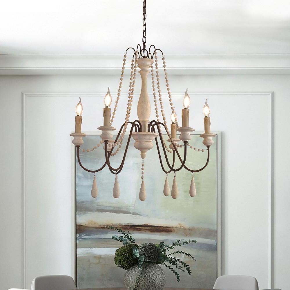 Candle Style Beaded Chandelier - Lamp Outdoor