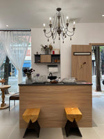 Candle Style Beaded Chandelier - Lamp Outdoor