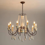 Candle Style Beaded Chandelier - Lamp Outdoor