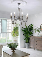 Candle Style Beaded Chandelier - Lamp Outdoor