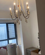 Candle Style Beaded Chandelier - Lamp Outdoor
