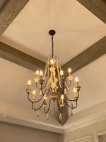 Candle Style Beaded Chandelier - Lamp Outdoor