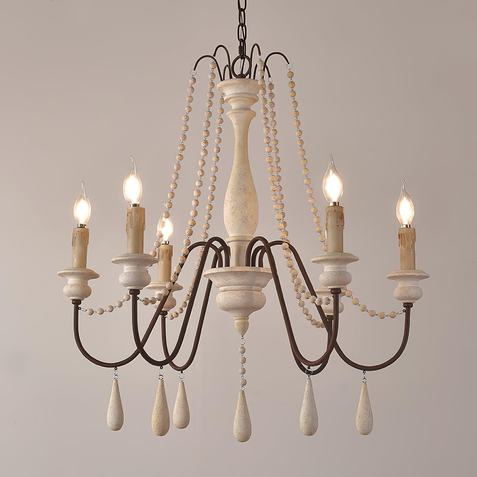 Candle Style Beaded Chandelier - Lamp Outdoor