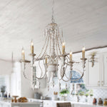 Candle Style Beaded Chandelier - Lamp Outdoor