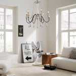 Candle Style Beaded Chandelier - Lamp Outdoor