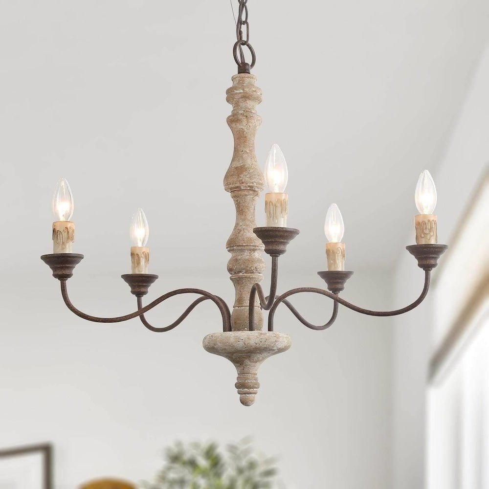 Aurora Chandelier Candlestick Farmhouse Rustic - Lamp Outdoor