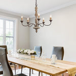 Aurora Chandelier Candlestick Farmhouse Rustic - Lamp Outdoor