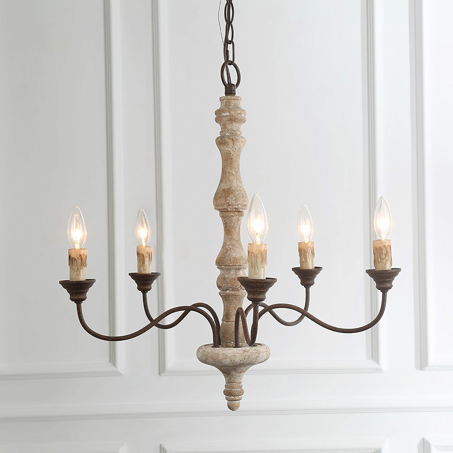 Aurora Chandelier Candlestick Farmhouse Rustic - Lamp Outdoor