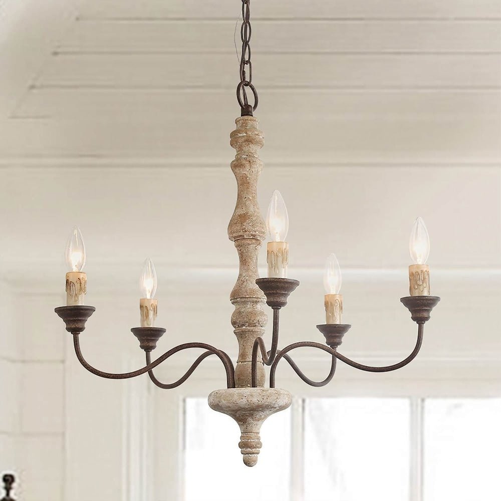 Aurora Chandelier Candlestick Farmhouse Rustic - Lamp Outdoor
