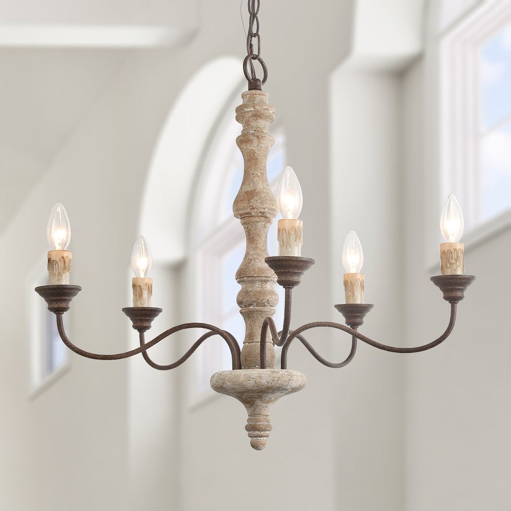 Aurora Chandelier Candlestick Farmhouse Rustic - Lamp Outdoor