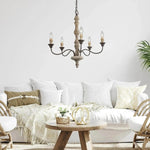 Aurora Chandelier Candlestick Farmhouse Rustic - Lamp Outdoor