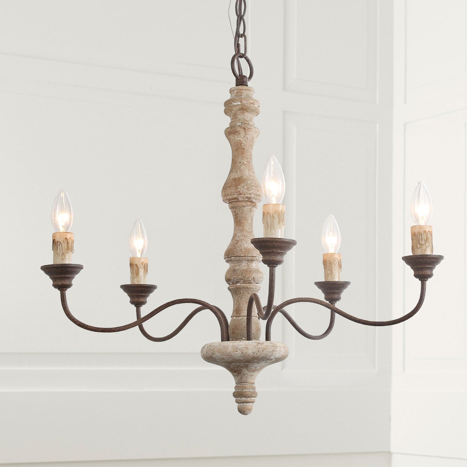 Aurora Chandelier Candlestick Farmhouse Rustic - Lamp Outdoor