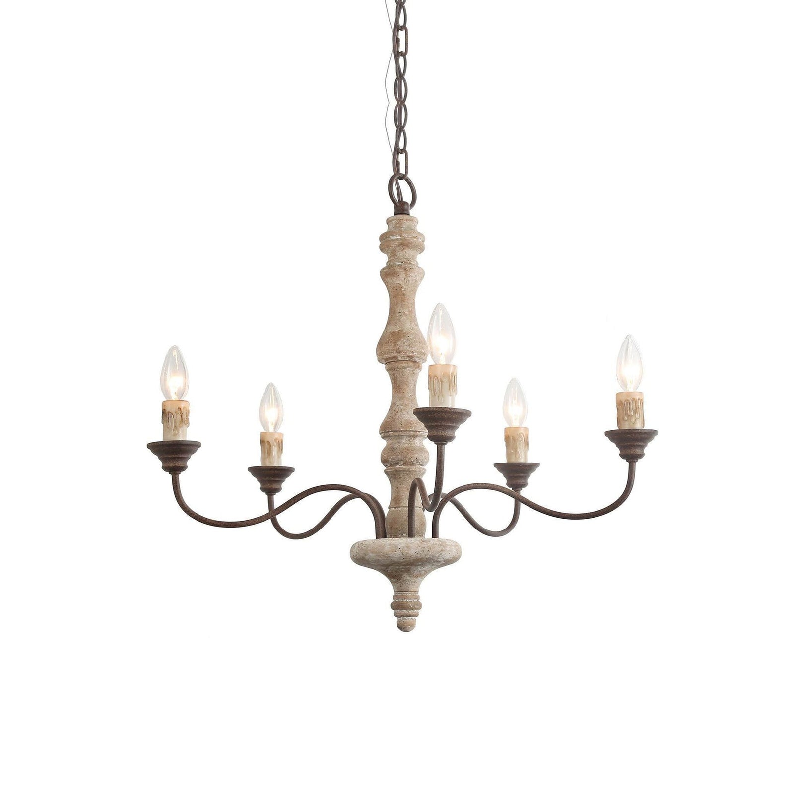 Aurora Chandelier Candlestick Farmhouse Rustic - Lamp Outdoor