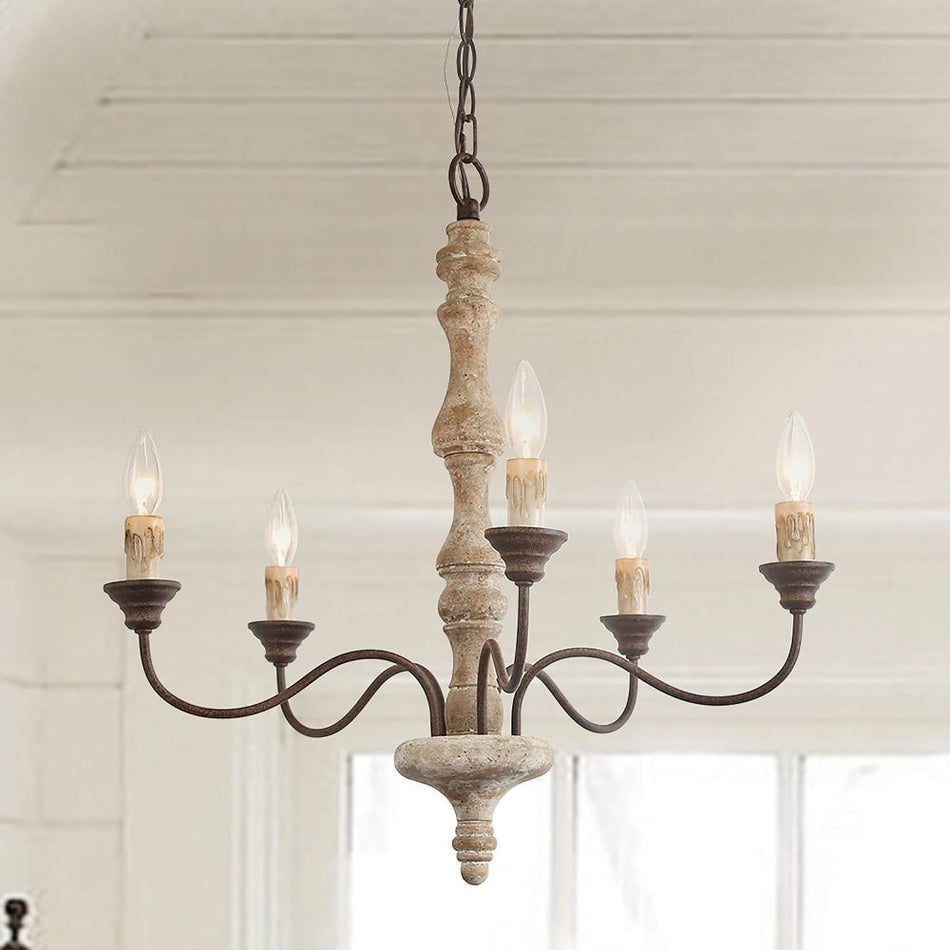 Aurora Chandelier Candlestick Farmhouse Rustic - Lamp Outdoor