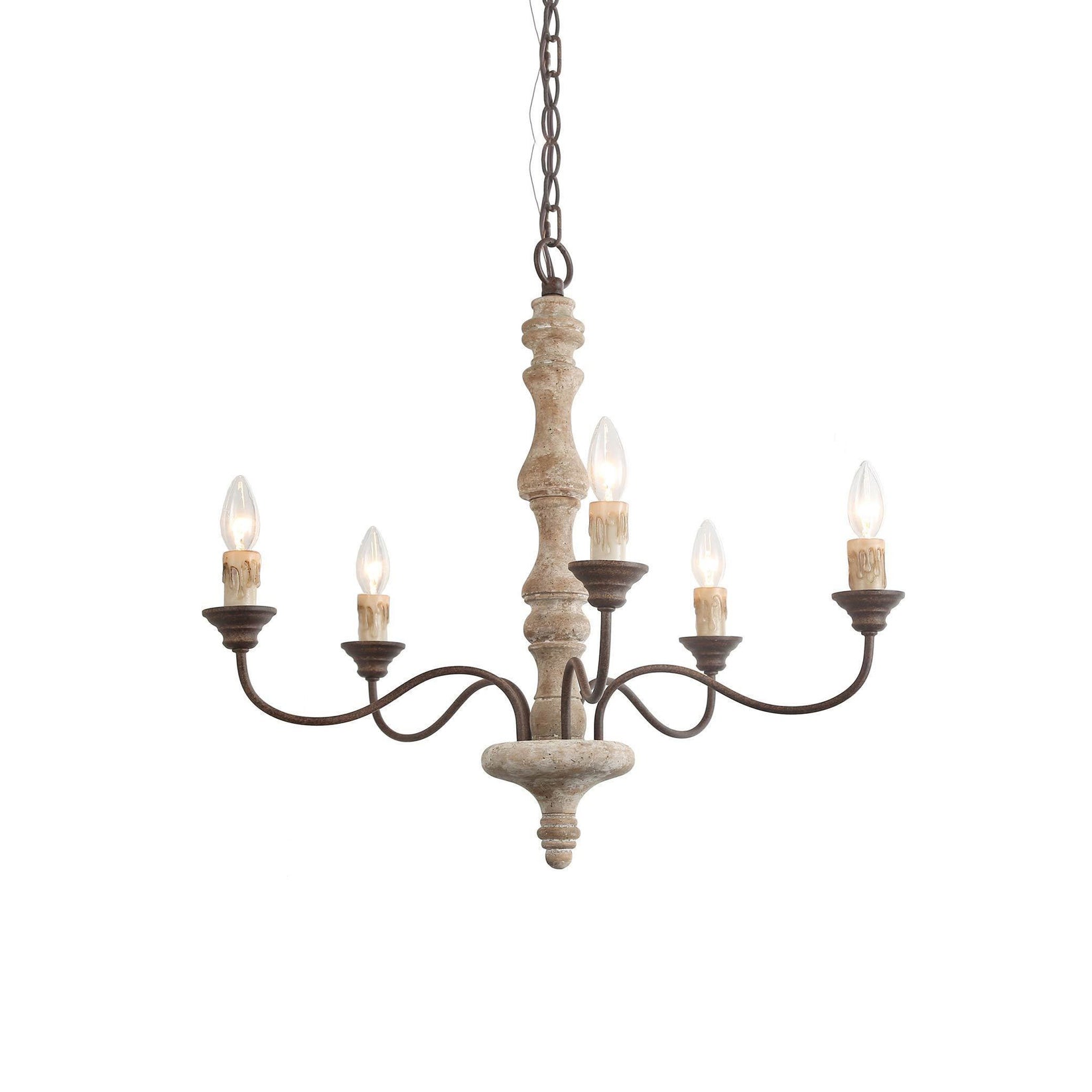 Aurora Chandelier Candlestick Farmhouse Rustic - Lamp Outdoor