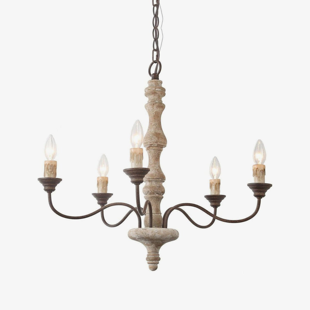 Aurora Chandelier Candlestick Farmhouse Rustic - Lamp Outdoor