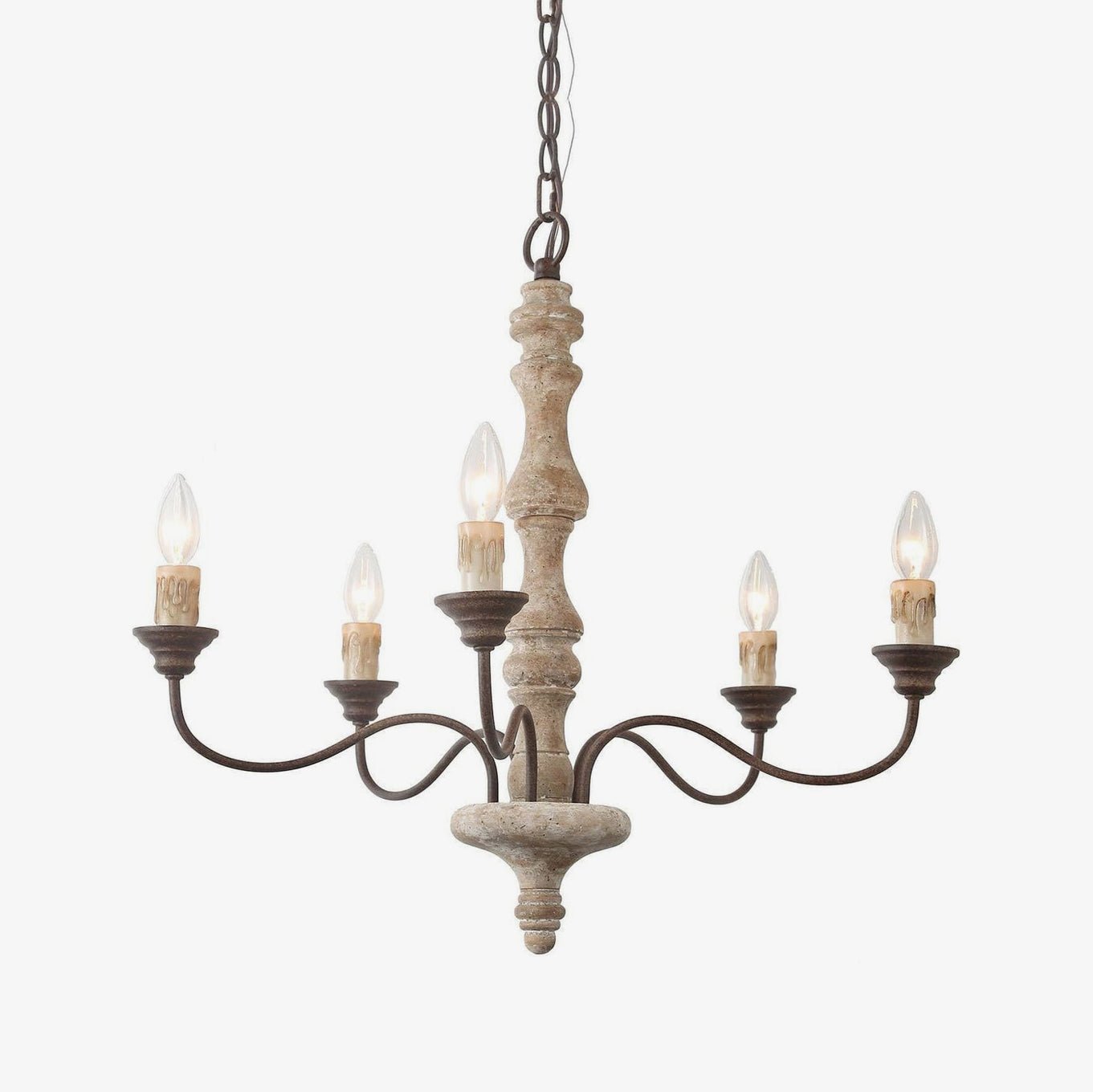 Aurora Chandelier Candlestick Farmhouse Rustic - Lamp Outdoor