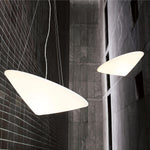Solara Pendant Lamp Polyethylene Tilted Hat Minimalist - Letslighting