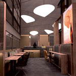Solara Pendant Lamp Polyethylene Tilted Hat Minimalist - Letslighting