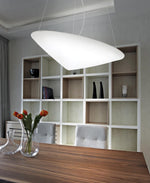 Solara Pendant Lamp Polyethylene Tilted Hat Minimalist - Letslighting