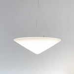 Solara Pendant Lamp Polyethylene Tilted Hat Minimalist - Letslighting