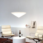 Solara Pendant Lamp Polyethylene Tilted Hat Minimalist - Letslighting