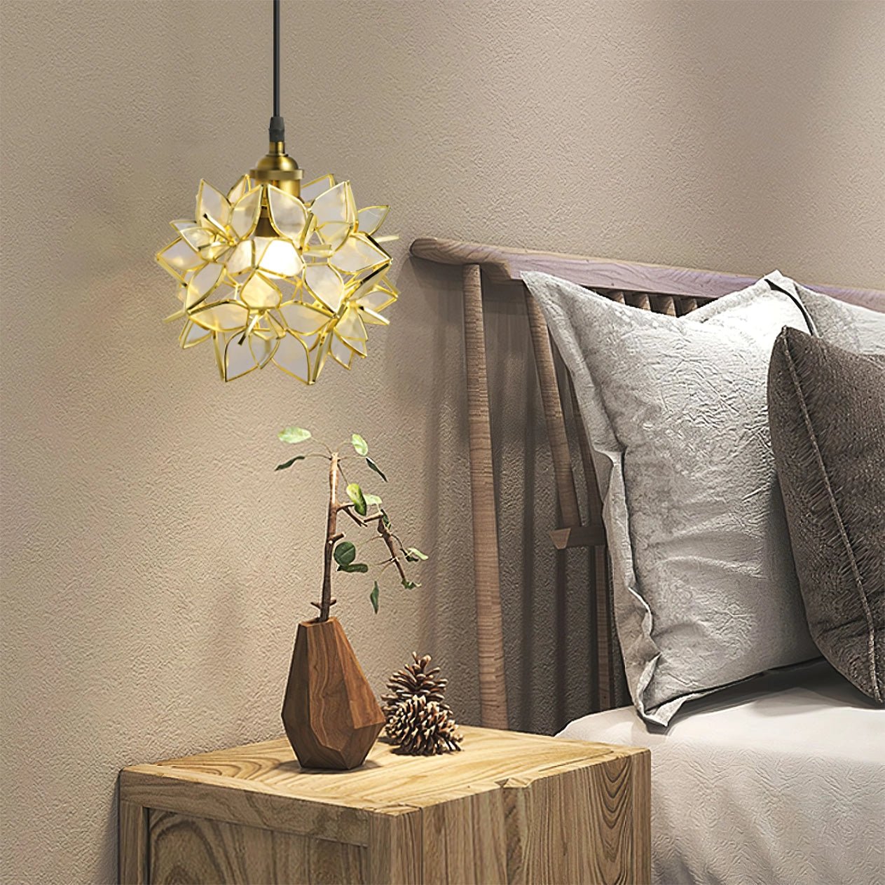 Capiz Pendant Lamp - Lamp Outdoor
