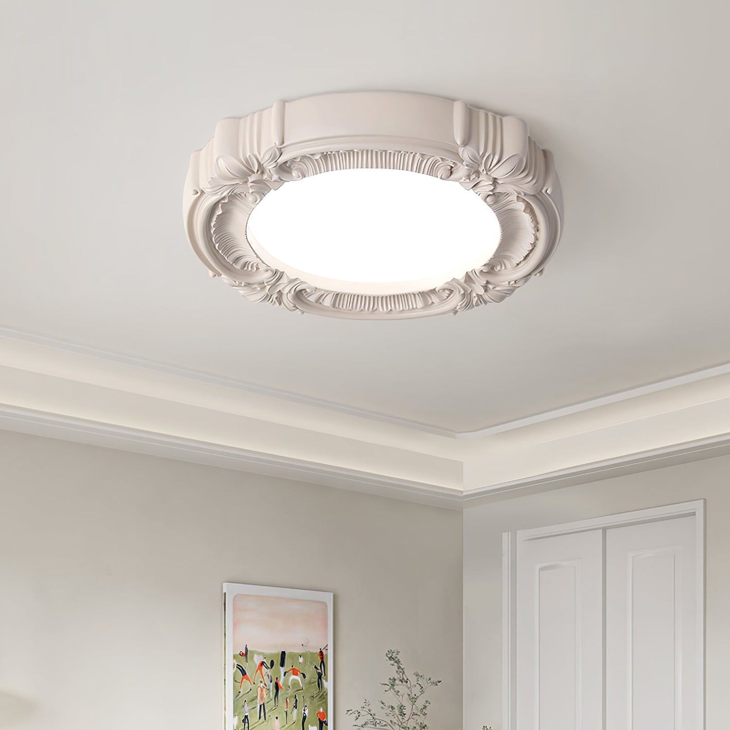 Capse Wabi-Sabi Resin Ceiling Light