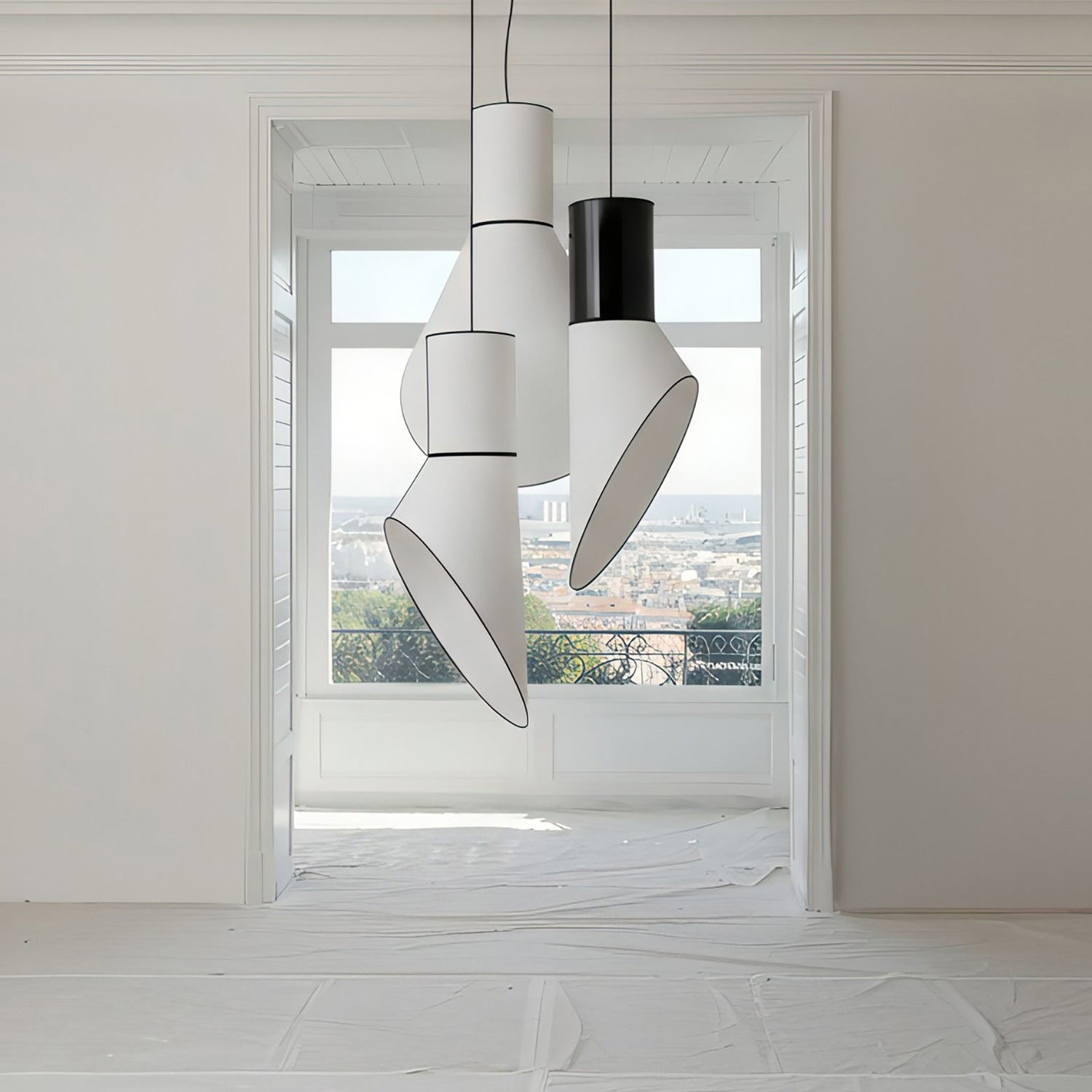 Cargo Modern Fabric Pendant Light