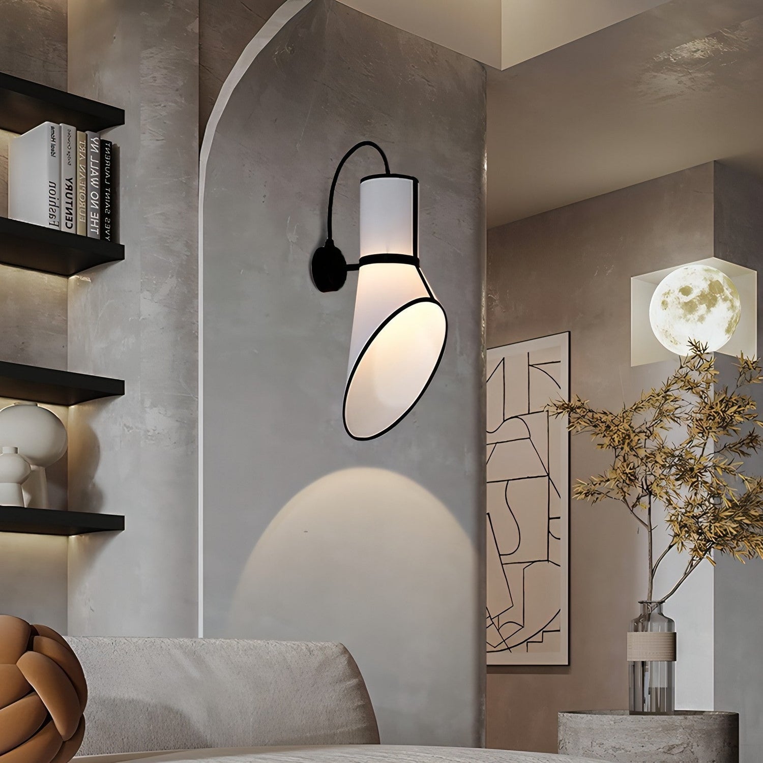 Cargo Modern Fabric Wall Light