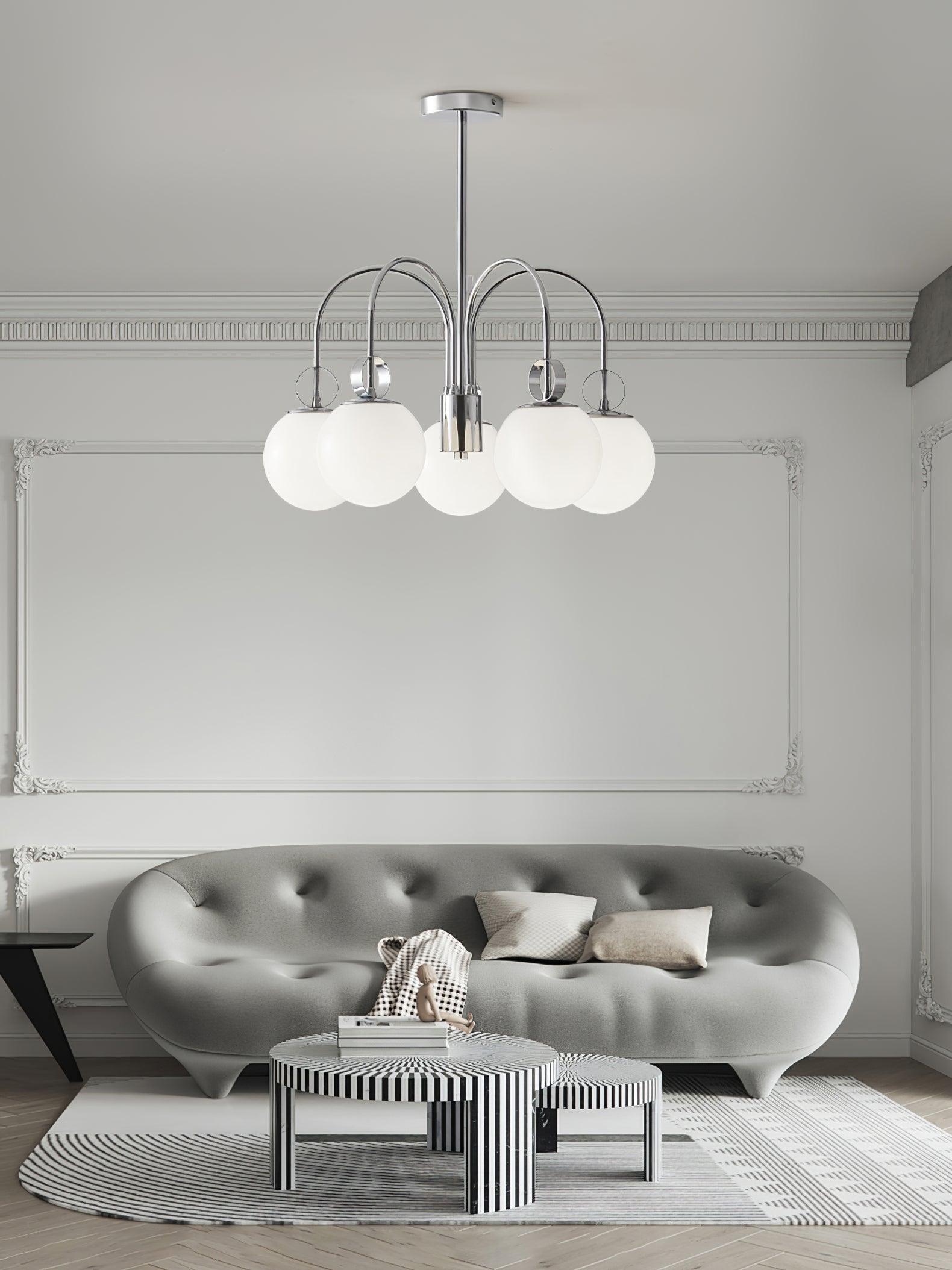 Ishaos Elegance Nordic Collection Metal Chandelier - Lamp Outdoor