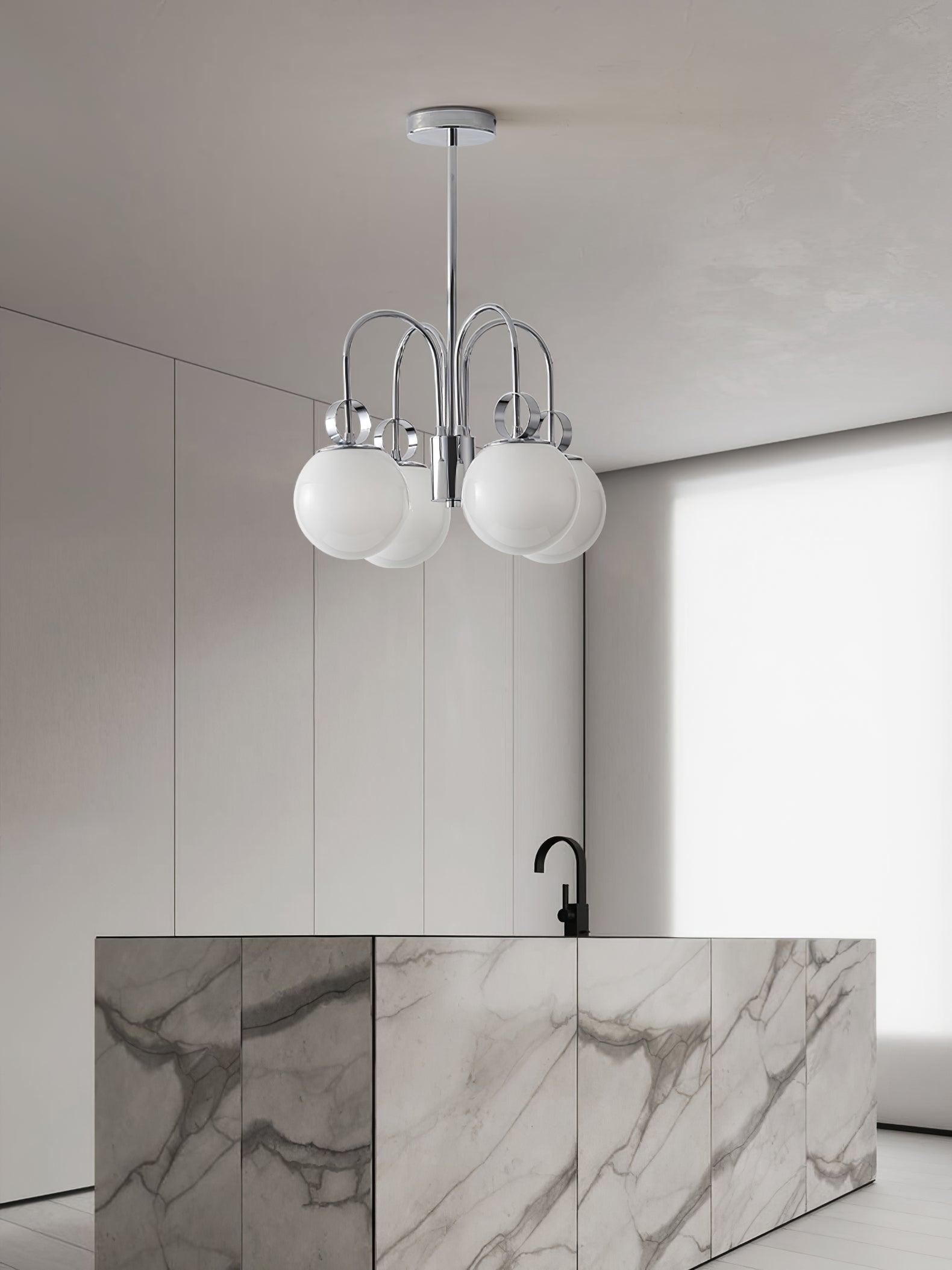 Ishaos Elegance Nordic Collection Metal Chandelier - Lamp Outdoor