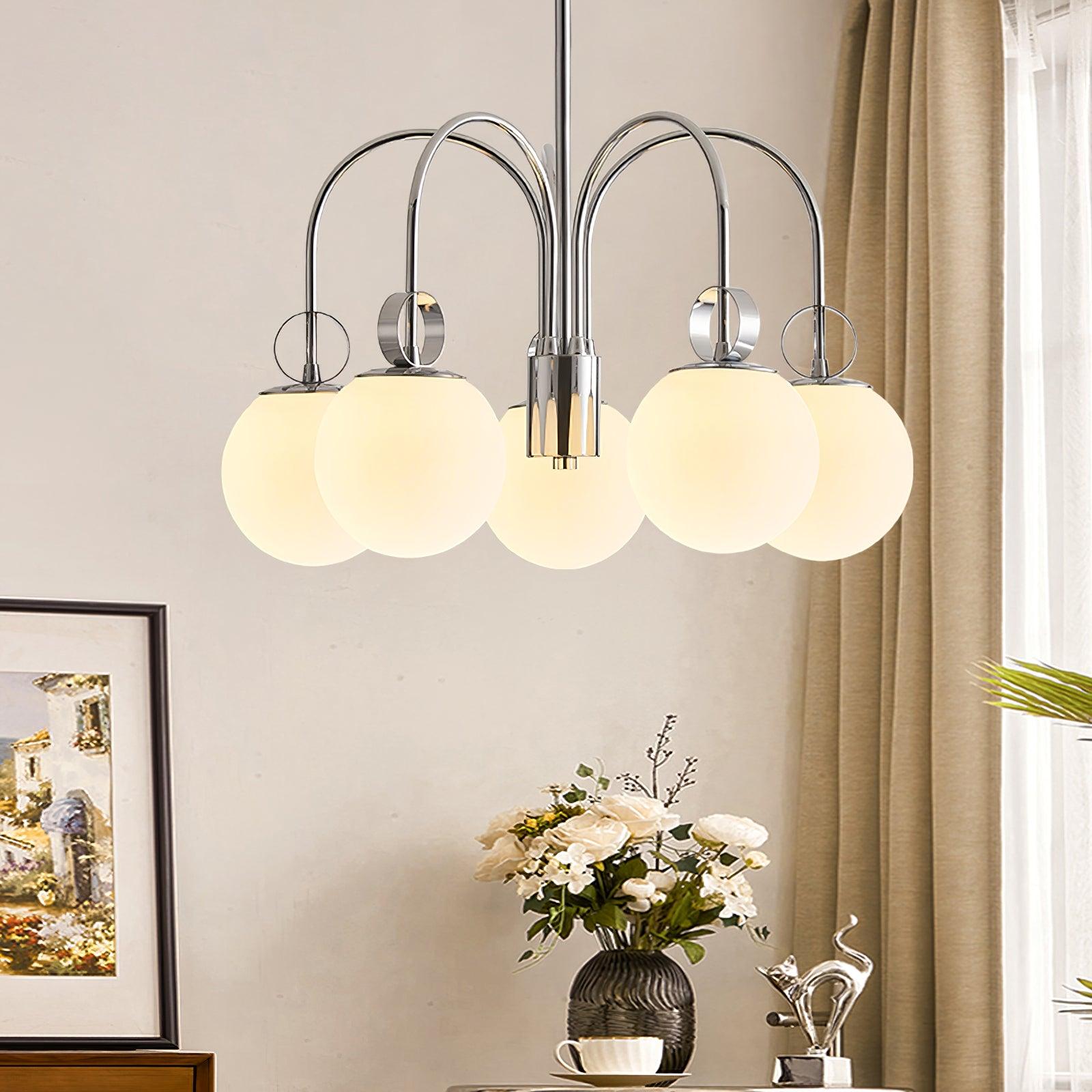 Ishaos Elegance Nordic Collection Metal Chandelier - Lamp Outdoor