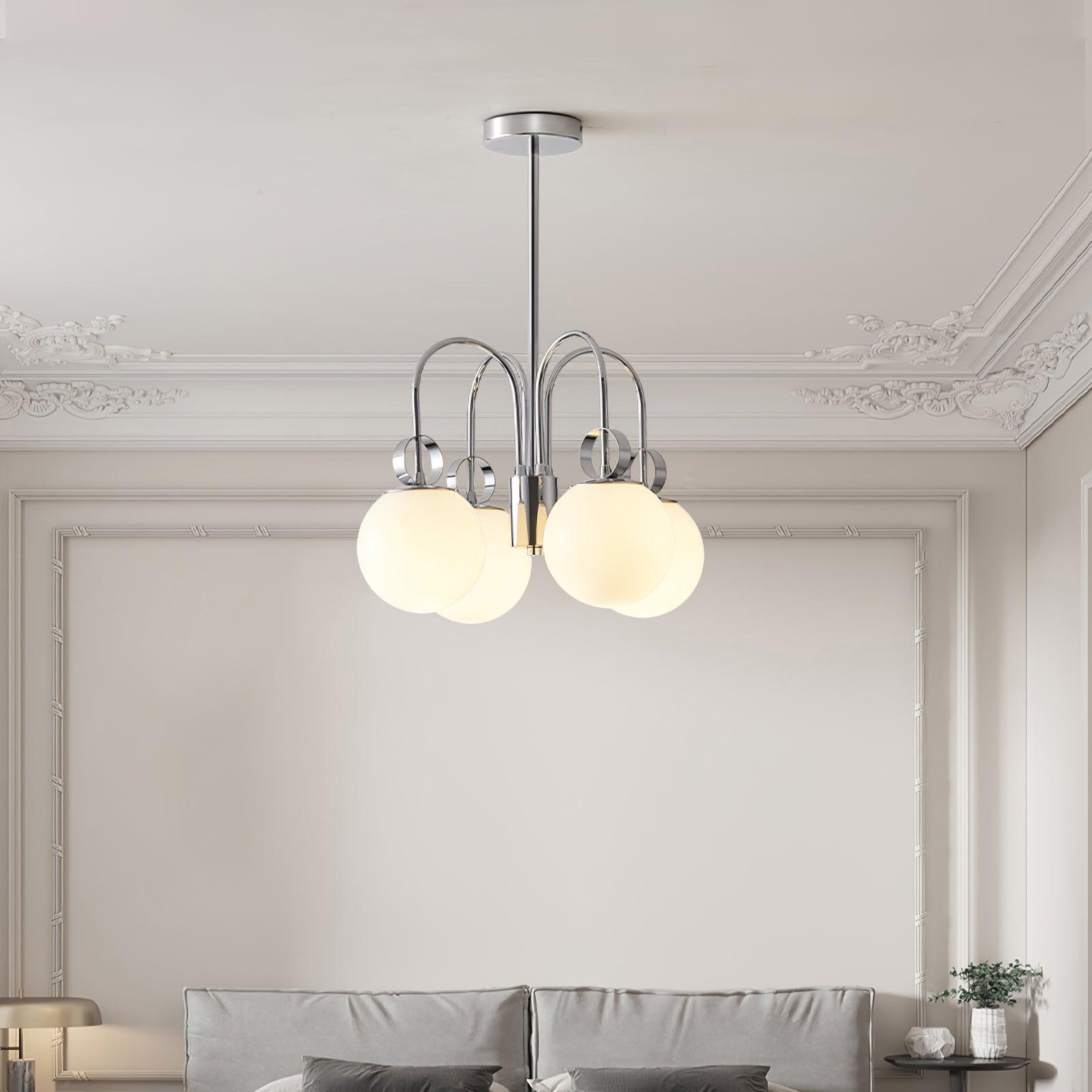 Ishaos Elegance Nordic Collection Metal Chandelier - Lamp Outdoor