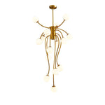 Astralyn Brass Globe Chandelier - Lamp Outdoor