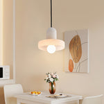 Lyvynos Stacked Alabaster Pendant Light - Lamp Outdoor