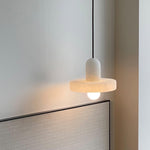 Lyvynos Stacked Alabaster Pendant Light - Lamp Outdoor
