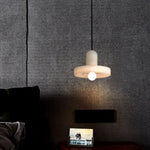 Lyvynos Stacked Alabaster Pendant Light - Lamp Outdoor