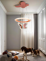 Cartoon Butterfly Acrylic Pendant Lamp - Lamp Outdoor
