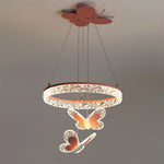 Cartoon Butterfly Acrylic Pendant Lamp - Lamp Outdoor