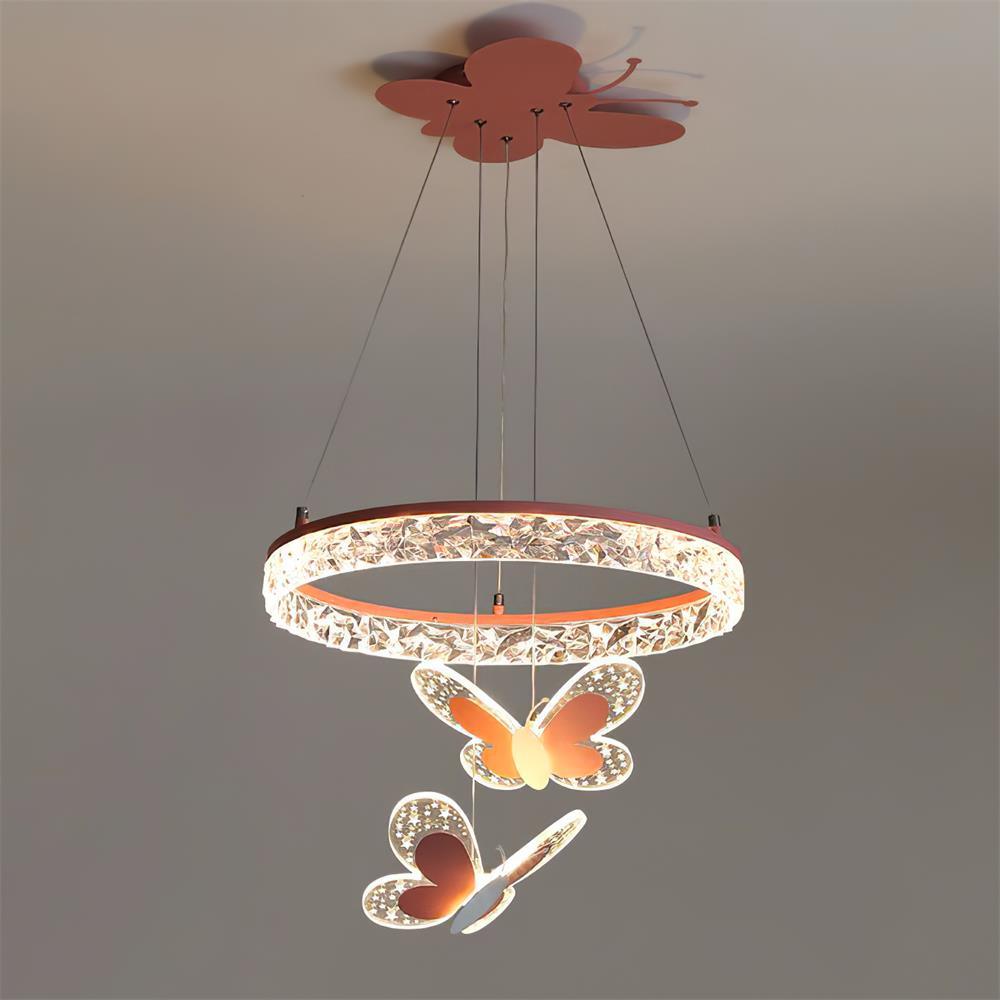 Cartoon Butterfly Acrylic Pendant Lamp - Lamp Outdoor